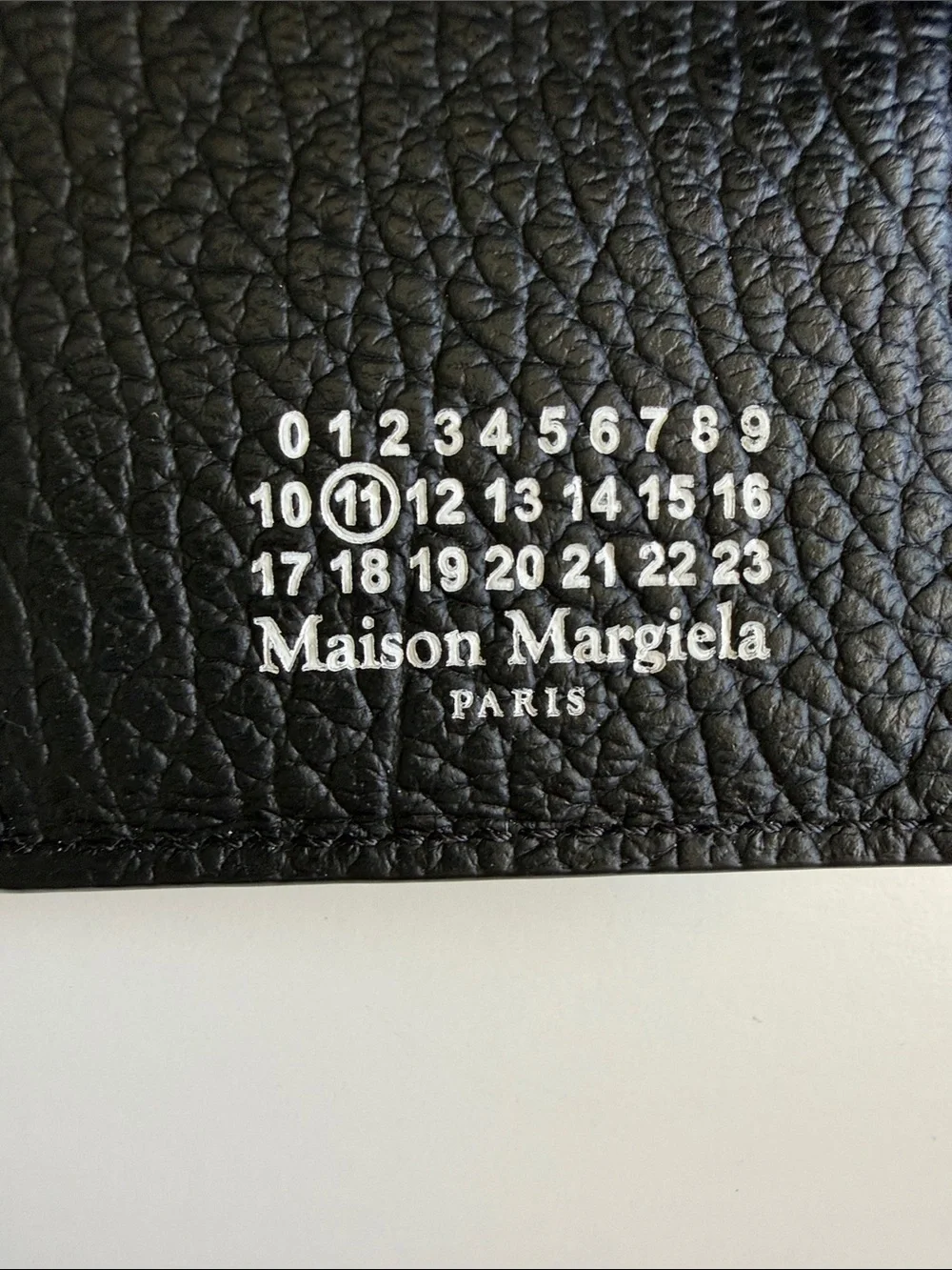 Maison Martin Margiela pebbled leather